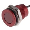 RS PRO Red Panel Mount LED Indicator, 24V DC, Lead Wire Termination, IP67, Flush Bezel 111-6569