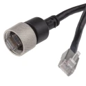 RS PRO GTC Sealed Cat5e Ethernet Cable, 2m, Straight Male to Straight Male, Black, Unshielded PVC Cat5e