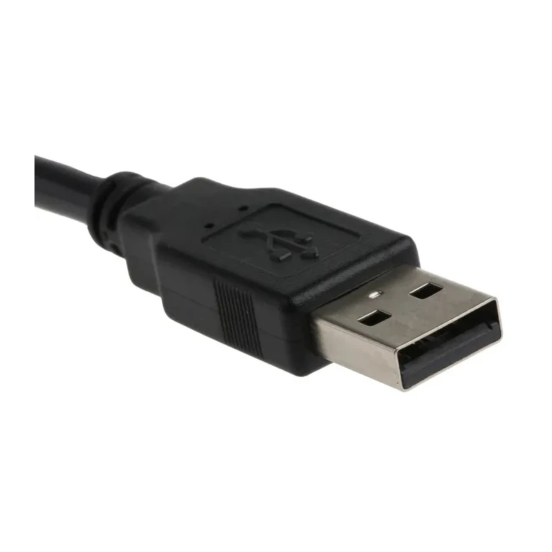 RS PRO USB 2.0 Cable, Female USB Type A to Male USB Type A, 200 mm, Black, IP67, Polyvinyl Chloride, 111-6748