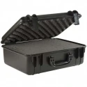 Serpac SE Plastic Waterproof Watertight Transit Case, Polypropylene, IP67, 394x394x186 mm SE720F,BK