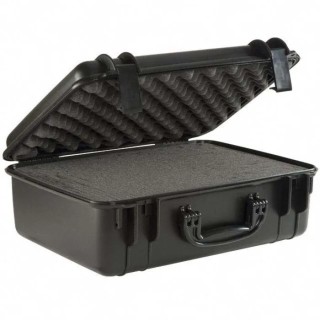 Serpac SE Plastic Waterproof Watertight Transit Case, Polypropylene, IP67, 394x394x186 mm SE720F,BK