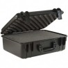 Serpac SE Plastic Waterproof Watertight Transit Case, Polypropylene, IP67, 394x394x186 mm SE720F,BK