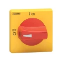Lovato Yellow/Red Rotary Handle, 65 mm Length, IP65, GA Series GAX64