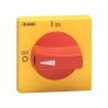 Lovato Yellow/Red Rotary Handle, 65 mm Length, IP65, GA Series GAX64