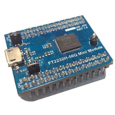 FTDI Chip Mini-Module FT2232H-56Q Mini Module Evaluation Kit for USB to Serial/FIFO Applications, USB Interface FT2232H-56Q