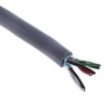 Alpha Wire Alpha Essentials Communication & Control Series Data Cable, 3 Pairs, 30m, Grey PVC, Flame Retardant 6010C SL005