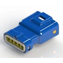 EDAC 560 Wire to Wire Connector Cable 5 Pole, Crimp, Male, IP67, 250V 3A, Polybutylene Terephthalate 560-005-000-310