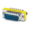 Phoenix Contact D-Sub Adapter, 15-Way, Male to Male, Straight, Gold Plated Contacts, VS-15-GC-ST/ST 1652677