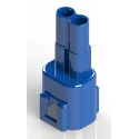 EDAC 572 Wire to Wire Connector Cable, 2 Crimp Terminals, 10A, 300V, Male, Cable Mount, IP67, 572-002-000-300