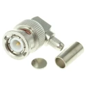 Telegartner BNC Series Coaxial Connector Cable Male BNC, 50 Ω, Right Angle Crimp J01000A1257