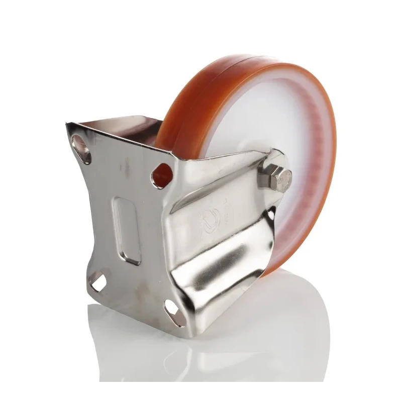 LAG Fixed Castor Stainless Steel 150 kg Capacity 125 mm Polyamide Wheel 21181