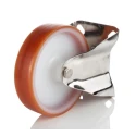 LAG Fixed Castor Stainless Steel 150 kg Capacity 125 mm Polyamide Wheel 21181