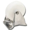 LAG Fixed Castor Stainless Steel 150 kg Capacity 125 mm Wheel 17181