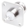 Telegartner N Series Coaxial Connector Panel Mount, Female, Straight, Solder, 50 Ω, J01021H1082