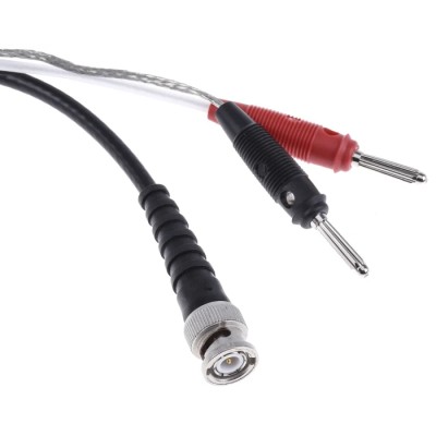 Telegartner BNC Test Lead Black/Red 1m, Straight Male-Male RF Coaxial Cable Assembly L00010A1845