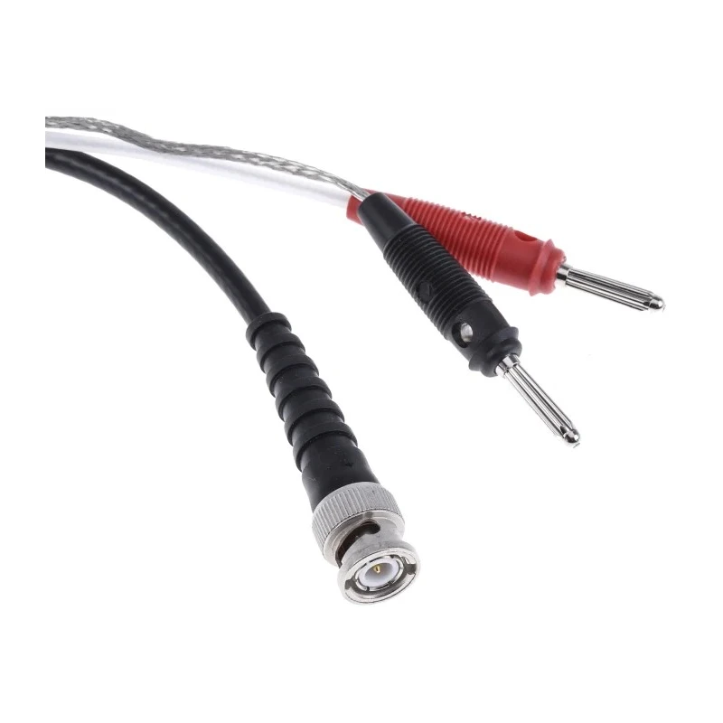 Telegartner BNC Test Lead Black/Red 1m, Straight Male-Male RF Coaxial Cable Assembly L00010A1845