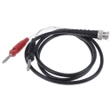 Telegartner BNC Test Lead Black/Red 1m, Straight Male-Male RF Coaxial Cable Assembly L00010A1845
