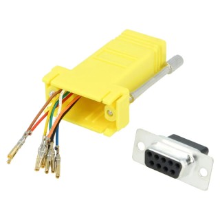 MH Connectors D-Sub Adapter 9-Way D-Sub Female to RJ45 Female DA9-SMJ8-Y-K