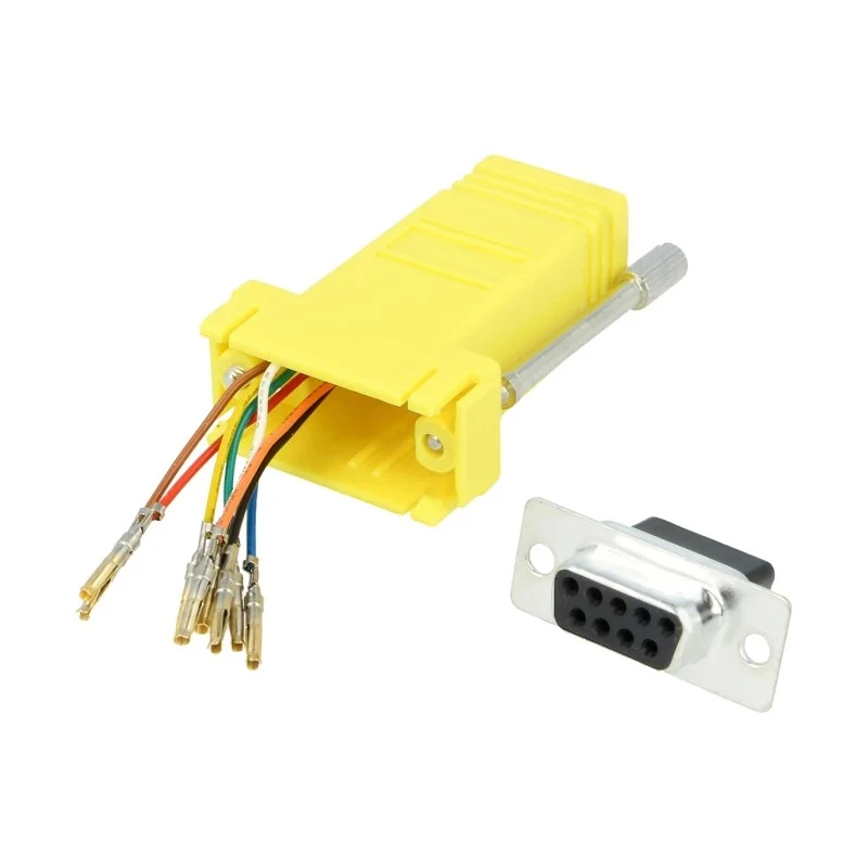 MH Connectors D-Sub Adapter 9-Way D-Sub Female to RJ45 Female DA9-SMJ8-Y-K