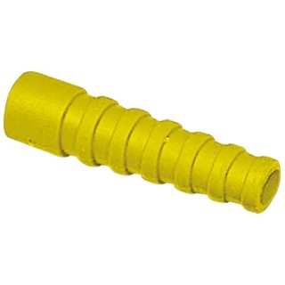 Telegartner Strain Relief BNC Boot for 0.6/3.7, RG-59B/U, RG-62A/U, Yellow, Zinc Chromate B00081D1289