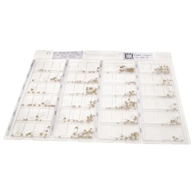 Nova Through Hole Ceramic Capacitor Kit, 285 Pcs, 10–50V, 1nF–1μF CCC-32