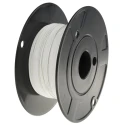 TE Connectivity M22759/32-20-9 White Hook Up Wire, 20 AWG, 19 x 32 AWG Strands, 100 m, ETFE Insulation, 600V