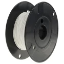 TE Connectivity M22759/34-24-9 White Hook Up Wire, 24 AWG, 19 x 36AWG Strands, 100m, 600V, ETFE Jacket
