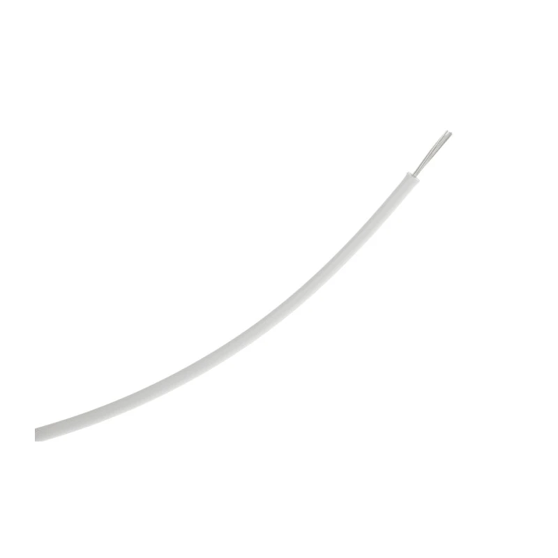TE Connectivity M81044 Series Hook Up Wire, White, 12 AWG, 37 x 28 AWG Strands, 100 m, Polyalkene Insulation M81044/12-12-9