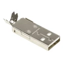 ASSMANN WSW Straight Cable Male USB Type A Connector USB 2.0, 1 Port, 30V, Brass Contacts A-USBPA-N