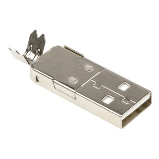ASSMANN WSW Straight Cable Male USB Type A Connector USB 2.0, 1 Port, 30V, Brass Contacts A-USBPA-N