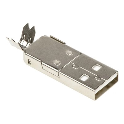 ASSMANN WSW Straight Cable Male USB Type A Connector USB 2.0, 1 Port, 30V, Brass Contacts A-USBPA-N