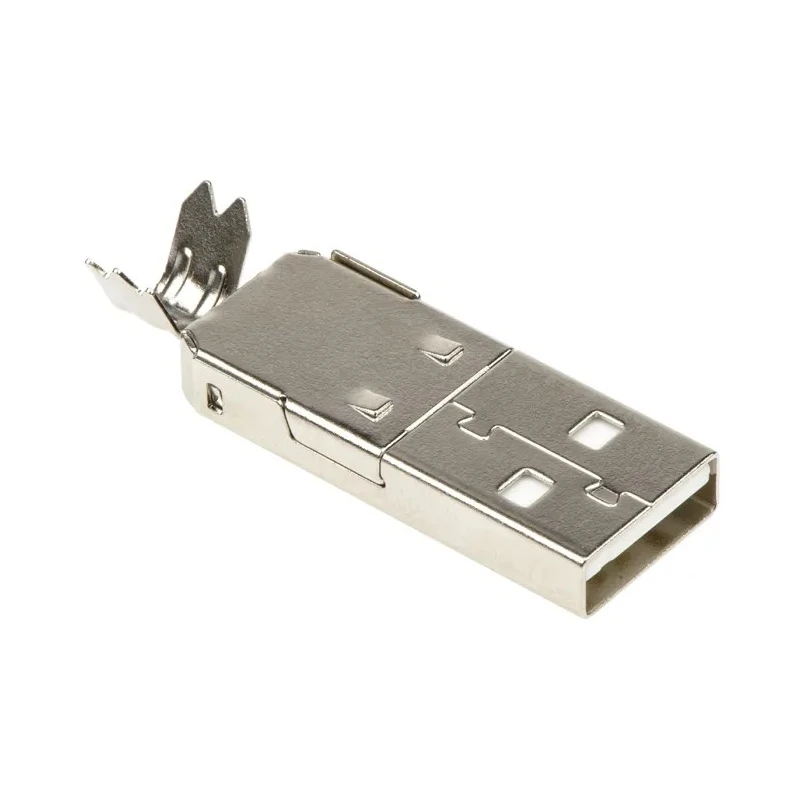 ASSMANN WSW Straight Cable Male USB Type A Connector USB 2.0, 1 Port, 30V, Brass Contacts A-USBPA-N