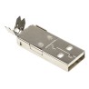 ASSMANN WSW Straight Cable Male USB Type A Connector USB 2.0, 1 Port, 30V, Brass Contacts A-USBPA-N