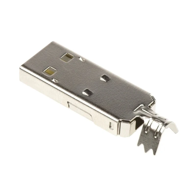 ASSMANN WSW Straight Cable Male USB Type A Connector USB 2.0, 1 Port, 30V, Brass Contacts A-USBPA-N