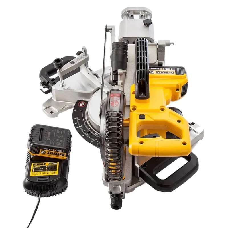 DeWALT 18V Cordless Mitre Saw, 590W, 184mm Blade, 3750rpm, Brushed Motor DCS365M2-GB