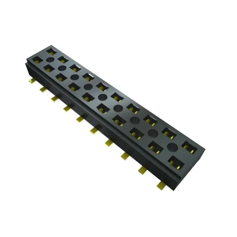 Samtec CLT Series Straight Surface PCB Socket, 4-Contact, 2 Row, 2 mm Pitch, Solder, CLT-102-02-F-D-BE-TR