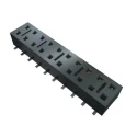 Samtec HLE Series Straight Surface PCB Socket, 8-Contact, 2 Row, 2.54 mm Pitch, Solder, HLE-104-02-L-DV-BE-K-TR