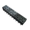 Samtec HLE Series Straight Surface PCB Socket, 8-Contact, 2 Row, 2.54 mm Pitch, Solder, HLE-104-02-L-DV-BE-K-TR