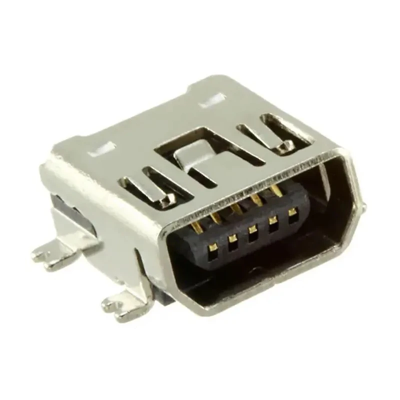 Samtec Mini USB Connector, Straight Surface Female, IP68, 1 Port, USB 2.0 MUSB-05-S-AB-SM-A-K-TR