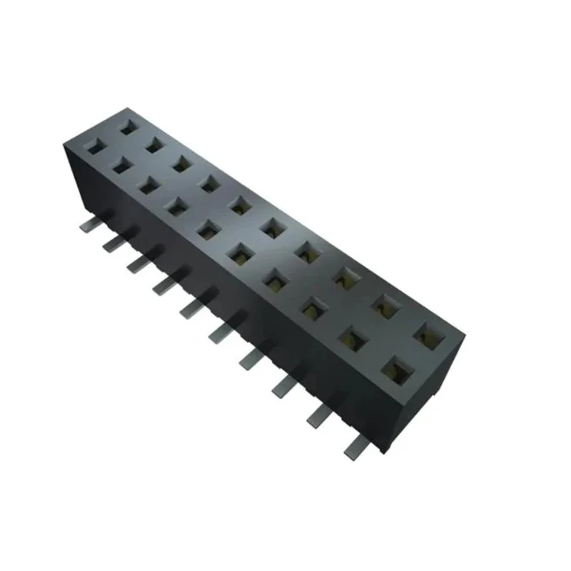 Samtec MMS Series Vertical Surface PCB Socket, 3-Contact, 1 Row, 2 mm Pitch, Solder, MMS-103-02-L-SV-K-TR