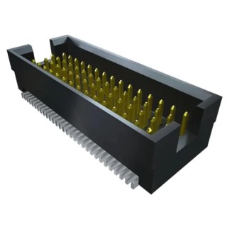 Samtec TOLC Series Horizontal Surface Mount PCB Header, 80 Contacts, 1.27mm Pitch, 4 Row, Shrouded, TOLC-120-02-S-Q-A-K-TR