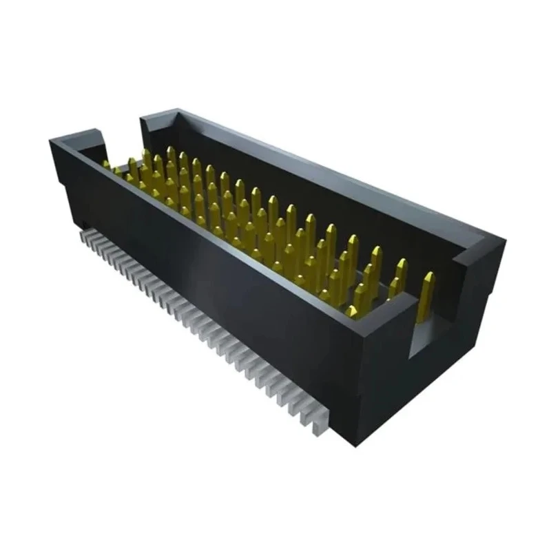 Samtec TOLC Series Horizontal Surface Mount PCB Header, 80 Contacts, 1.27mm Pitch, 4 Row, Shrouded, TOLC-120-02-S-Q-A-K-TR