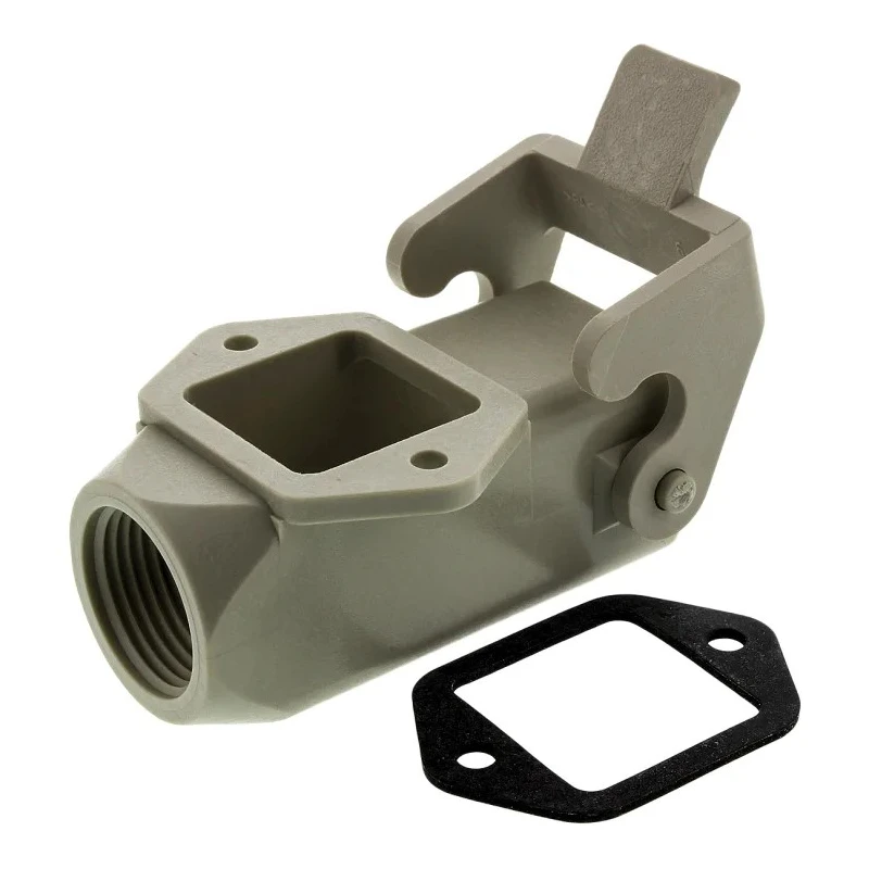 HARTING Han A Heavy Duty Power Connector Housing Surface Mount, 1 Lever, Top Entry, Polycarbonate, IP67/IP44 09200030220