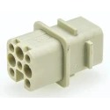 HARTING Heavy Duty Power Connector Insert, 10A, Han D Series Female, 8 Contacts, Cable Mount 09210073131
