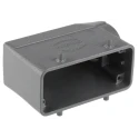 HARTING Han B Heavy Duty Power Connector Hood, Die Cast Aluminium, Side Cable Entry, 2 Lever Locking, 16B, IP65 09300161520