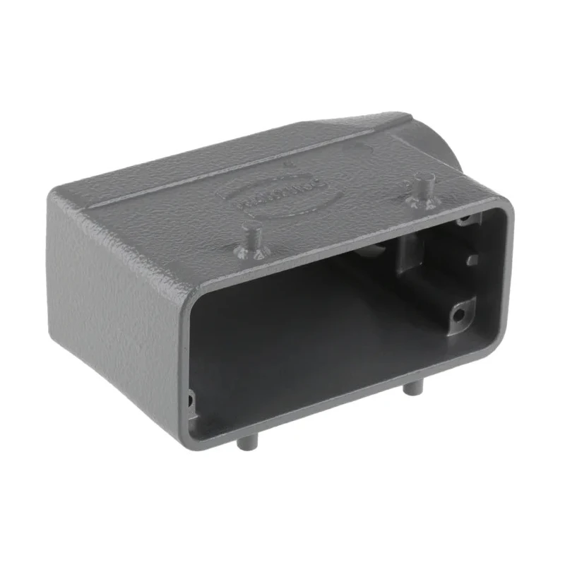 HARTING Han B Heavy Duty Power Connector Hood, Die Cast Aluminium, Side Cable Entry, 2 Lever Locking, 16B, IP65 09300161520