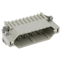 HARTING Heavy Duty Power Connector Insert, 10A, Han D Series Male, 25 Contacts, Polycarbonate, Cable Mount 09210253001