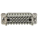 HARTING Heavy Duty Power Connector Insert, 10A, Han D Series Male, 25 Contacts, Polycarbonate, Cable Mount 09210253001