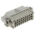 HARTING Heavy Duty Power Connector Insert, 10A, Han D Series Male, 25 Contacts, Polycarbonate, Cable Mount 09210253001