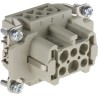 HARTING Han E Series Heavy Duty Power Connector Insert, 16A, Female, 6 Contacts, Cable Mount, 500V 09330062701